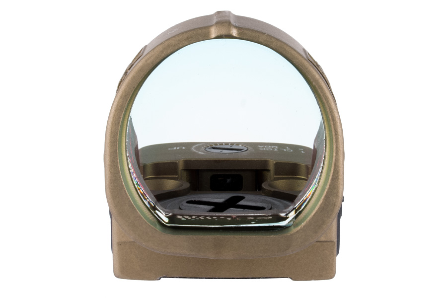 TRIJICON SRO Red Dot Sight MOA with Adjustable LED Coyote Brown Anodiz